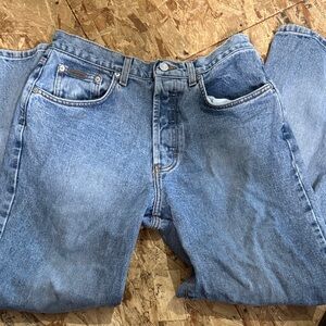 Calvin Klein Jeans Relaxed Fit Washed Blue Denim